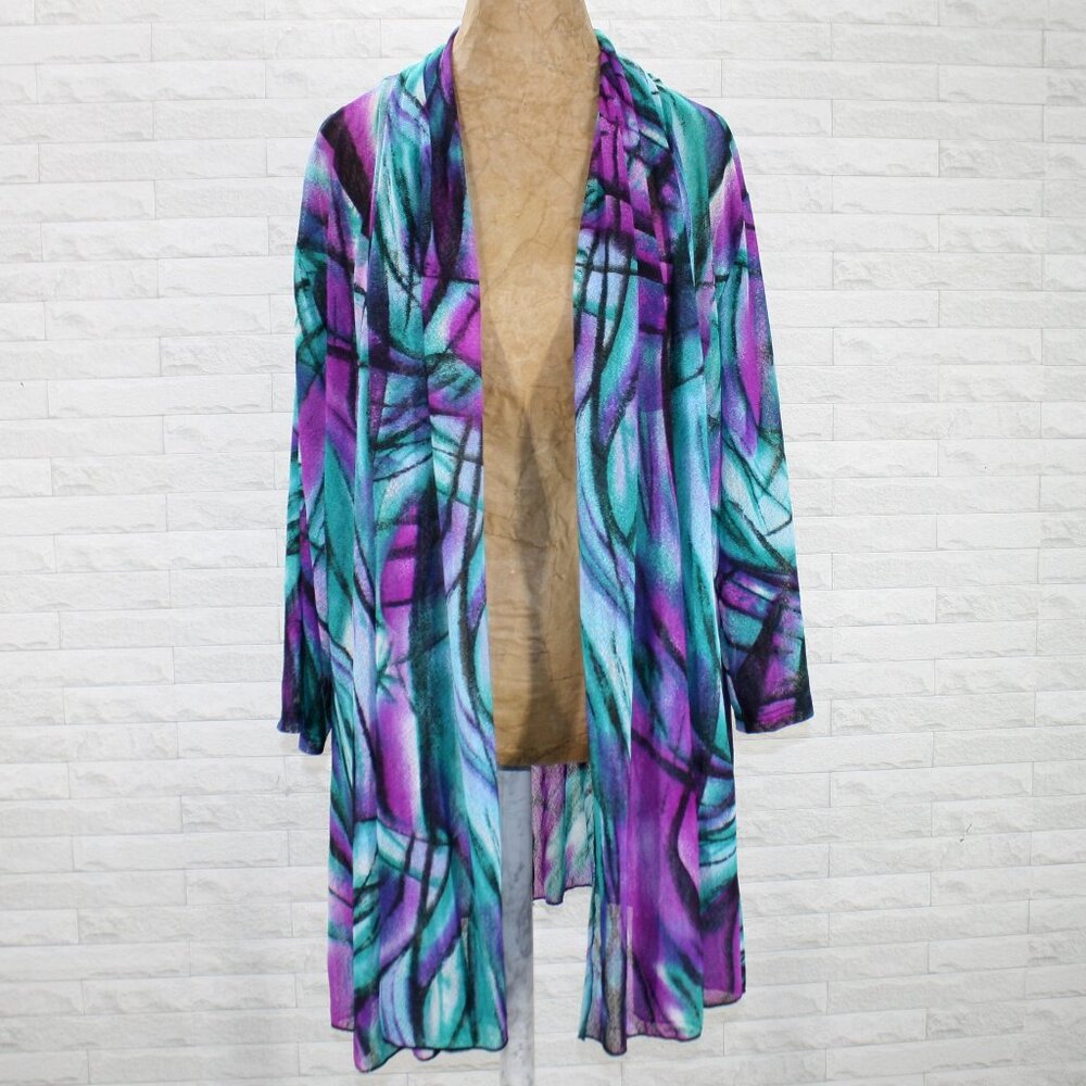 Creation Jacket Abstract Colorful Mesh Lightweigh… - image 1